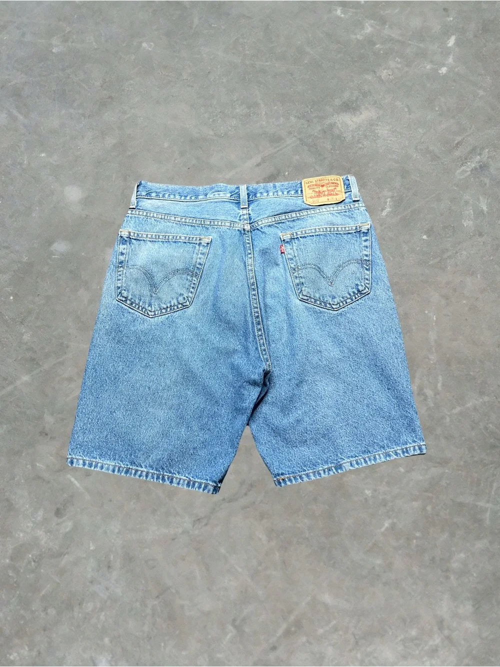 Vintage Levi's 505 Vintage Jorts W36 Y2K Light Wash Mens Blue
